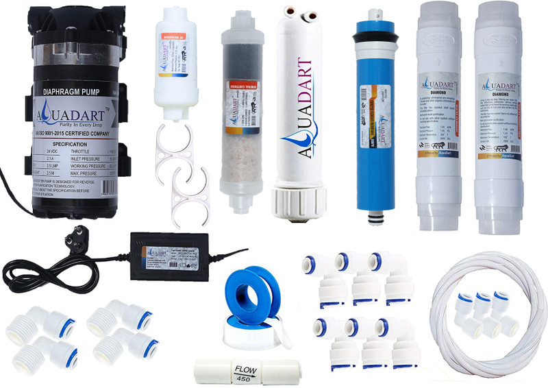 AquaDart Complete Ro Purifier Filter Service kit Of 80 GPD Membrane Water Solid Filter Cartridge(0.5, Pack of 27)