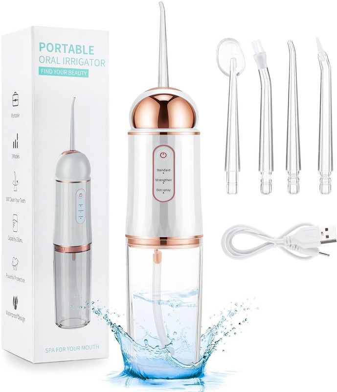 DYANDEXSALES Portable Cordless Dental Water Flosser Water Flosser(Cordless)