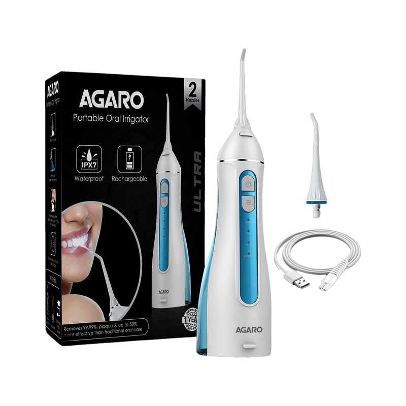 AGARO 33440 Ultra Oral Irrigator Water Flosser(Cordless)
