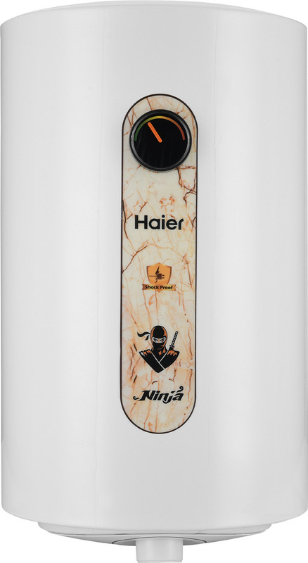 Haier ES25V-NJ-P 25 L Storage Water Geyser Shock Proof Super Insulation(White)