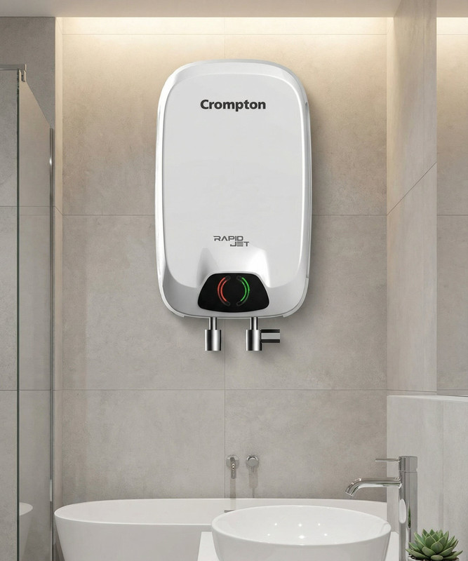 Crompton AIWH-3LSOLVOG3kw5y 3 L Instant Water Geyser(White)