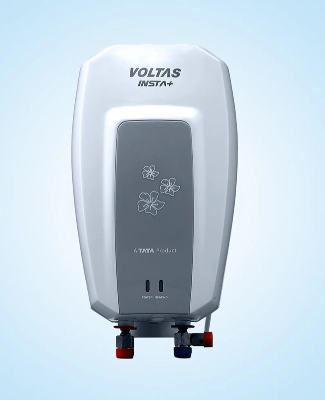 Voltas New Insta Plus 5 Ltr Instant Geyser With 3KW Element & Free Installation* 5 L Instant Water Geyser(White, Grey)