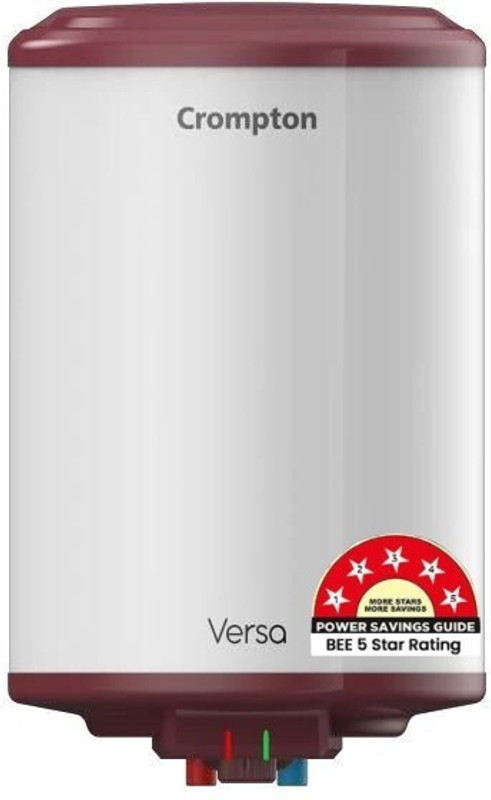 Crompton ASWH-2010 (AMICA) 10 L Storage Water Geyser(Black, White)