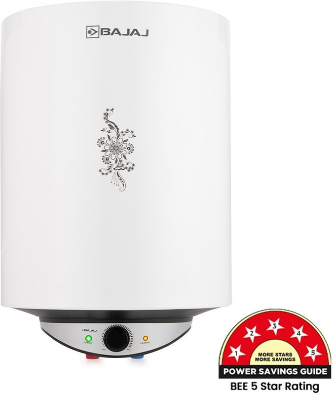 BAJAJ Edrea 15 L Storage Water Geyser(White & Black)