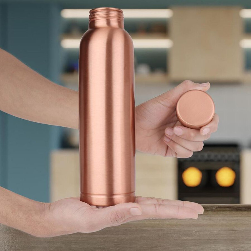 ENTHUM 950 ml Water Purifier Bottle(Brown)