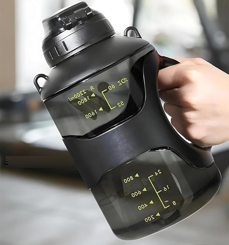 Burmy 2200 ml Water Purifier Bottle(Black)