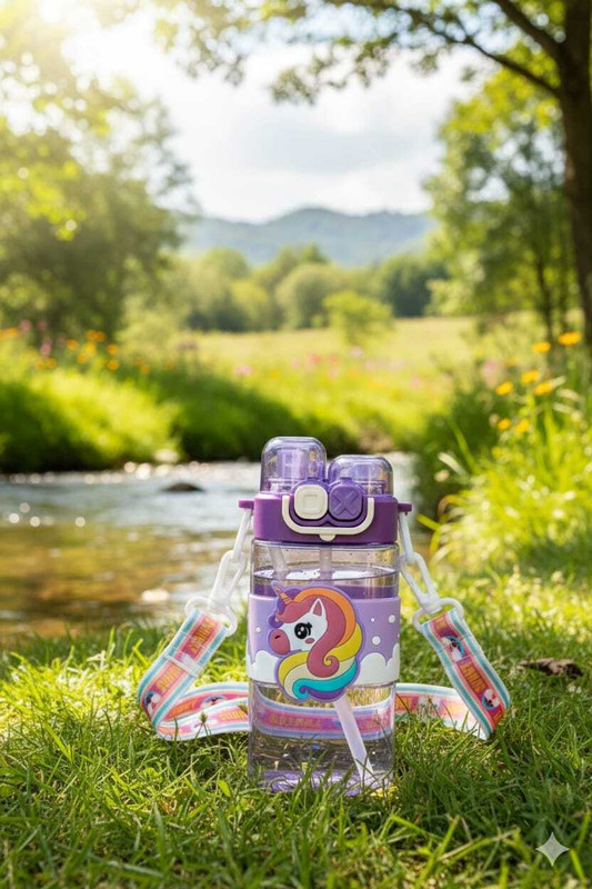 SAIYAD TRADER 700 ml Water Purifier Bottle(Purple)