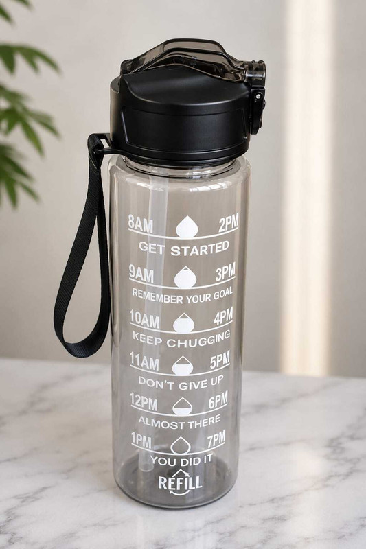 Zuno 900 ml Water Purifier Bottle(Black)