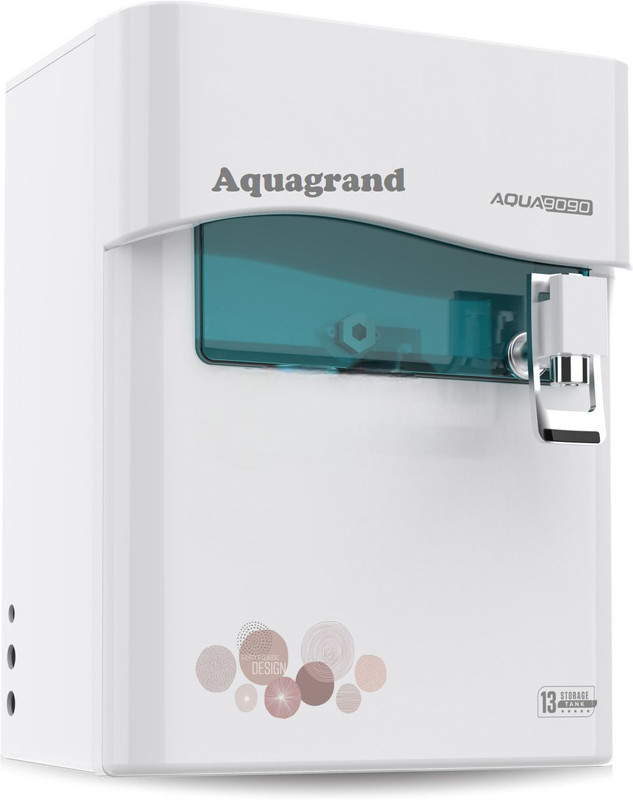 Aquagrand TRENDY & CLASSIC DESIGN Model 13 L RO + UV + UF + TDS Water Purifier(Black)