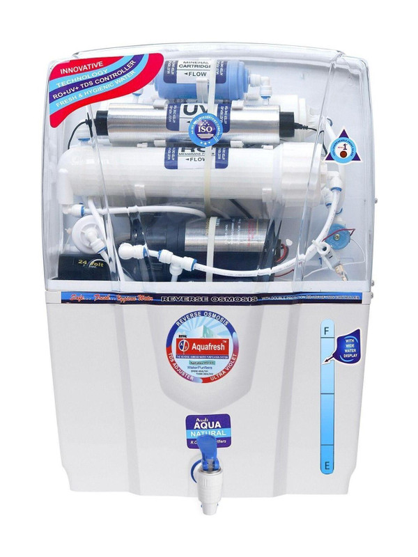 Aqua Fresh New EPICAQUA ADJUSTER 15 L RO + UV + UF + TDS Control Water Purifier(White)