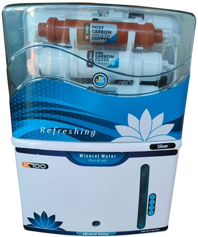 purifier wala K100 RO+UV WATER PURIFIER 1YEAR WARRANTY 20 L RO + UV Water Purifier(White)