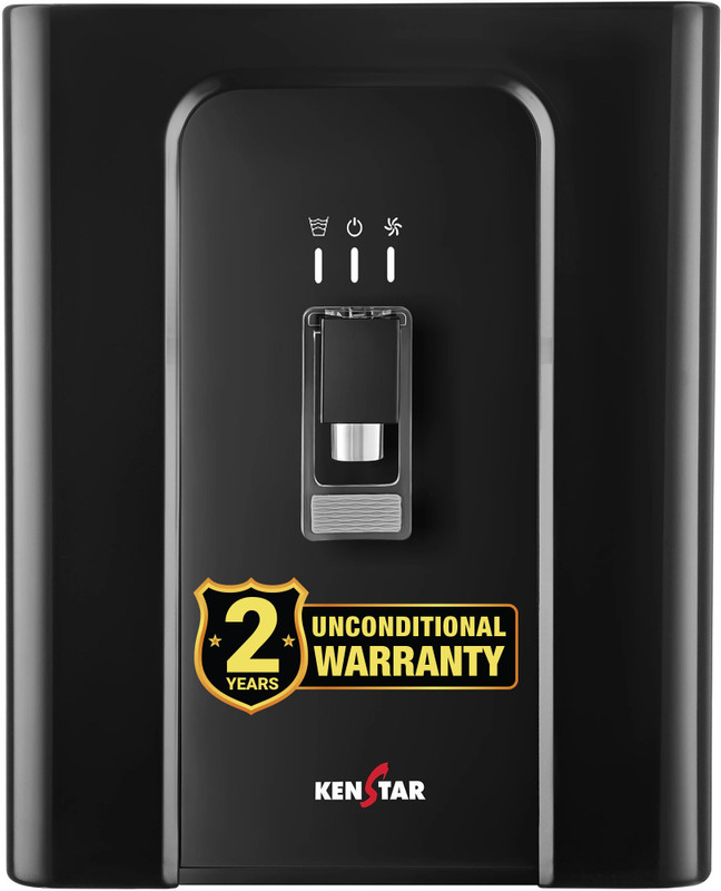 Kenstar EvoPure 7 L RO + UV + Alkaline Water Purifier Needs no service for 2 years(Black)