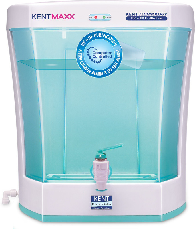 KENT MAXX (11013) 7 L UV + UF Water Purifier(White & Blue)
