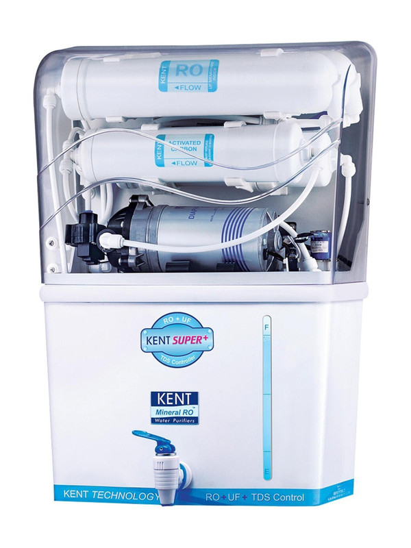 KENT SUPER+(11005) 8 L RO + UF Water Purifier(White)