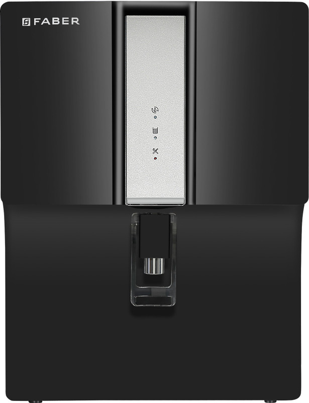 FABER FWP XUV 8000 (UV+UF+ Alkaline) 7 L UV + UF + Alkaline Water Purifier Suitable only for Municipality Water Supply(Black)