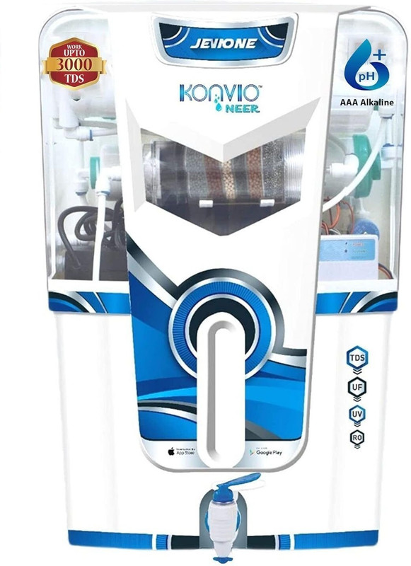 KONVIO Neer Jeeone Purple Premium Water Purifier 13 L RO + UV + UF + TDS Water Purifier(Purple)