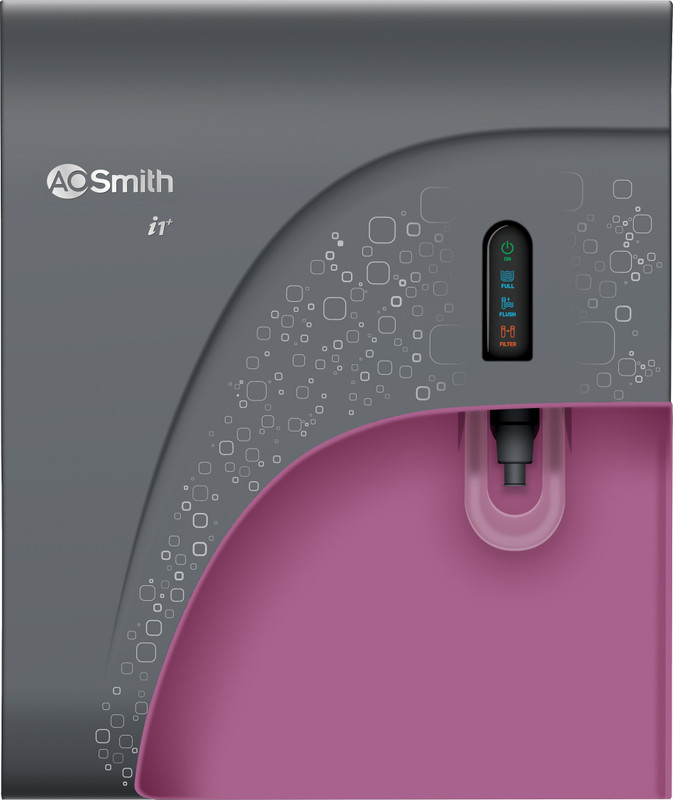 AO Smith i1 Plus 5 L RO Water Purifier(Pink, Grey)