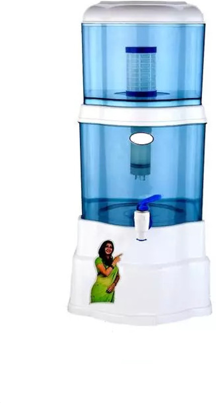 Always Aqyagem(UFgravity)BasedWaterPurifierNonElectric Filter15 L 15 L Gravity Based Water Purifier(white.1)