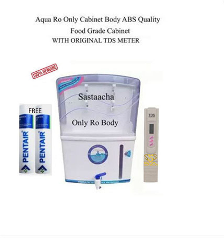 Sastaacha Ro Only Cabinet Body ABS Food Grade Quality 12 L RO + UV + UF + Minerals + Alkaline Water Purifier(White)