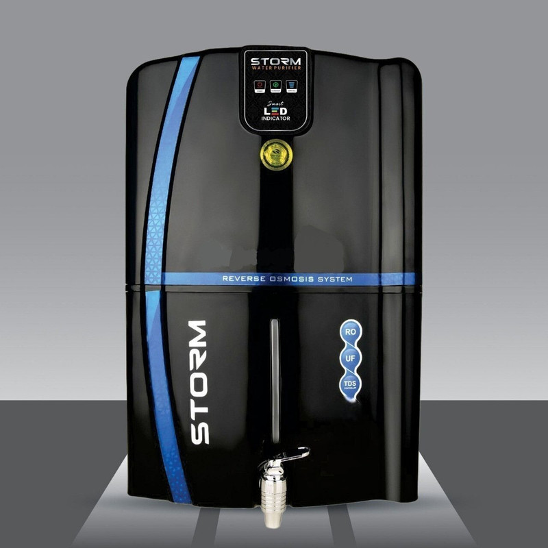 AQUA NYC RO_UV_UF_TDS_Mineral Cartage 15 L RO + UV + UF + TDS Water Purifier(Black)