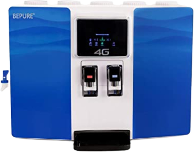 BePURE 4G Hot and Cold 9 L RO + UV + UF + TDS Water Purifier with Hot and Cold Features(Blue)