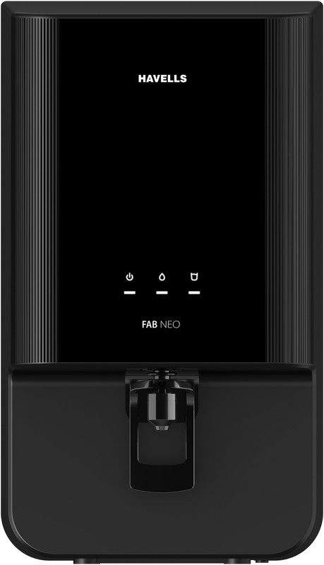 HAVELLS Fab Neo 7 L RO + UF Water Purifier Vital Magnesium Enriched, 7-stages, Ideal for Borewell, Tanker & Municipal Water, Significant water savings, BIS Approved(Black)
