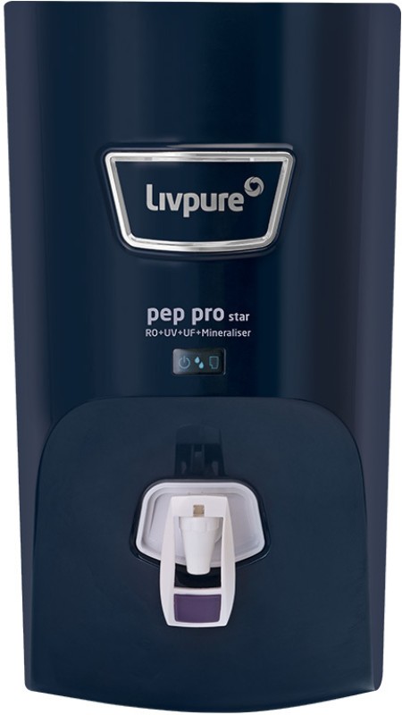 LIVPURE LIV-PEP-PRO-STAR. 7 L RO + UV + UF + Minerals Water Purifier(Blue, White)