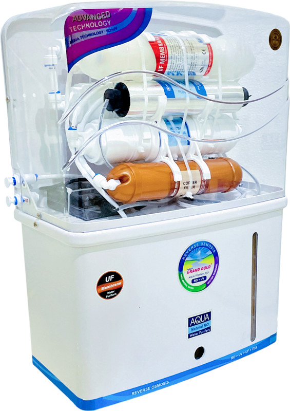 Aquadfresh Zinc Filter Technology, Energy Saving Functions 12 L UV + UF Water Purifier(NO RO, NO Booster Pump, NO Membrane, No Taste Change, NO TDS Reduction White)