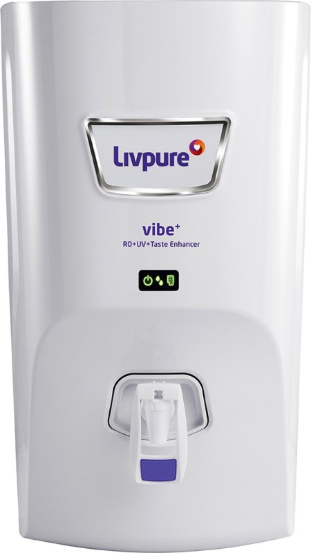 LIVPURE LIV-VIBE-PLUS 7 L RO + UV + TA Water Purifier  (White)