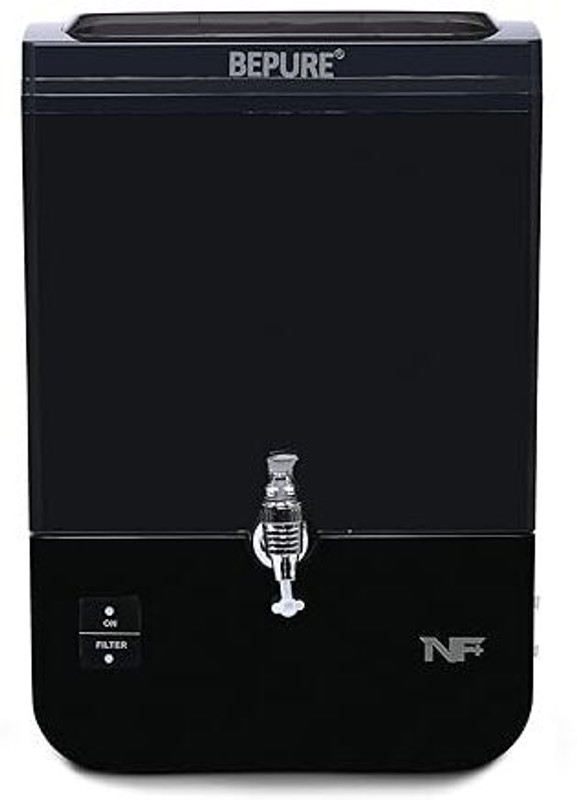 BePURE NF+ with Nano Filtration Technology 10 L NF + UV Water Purifier(Black)