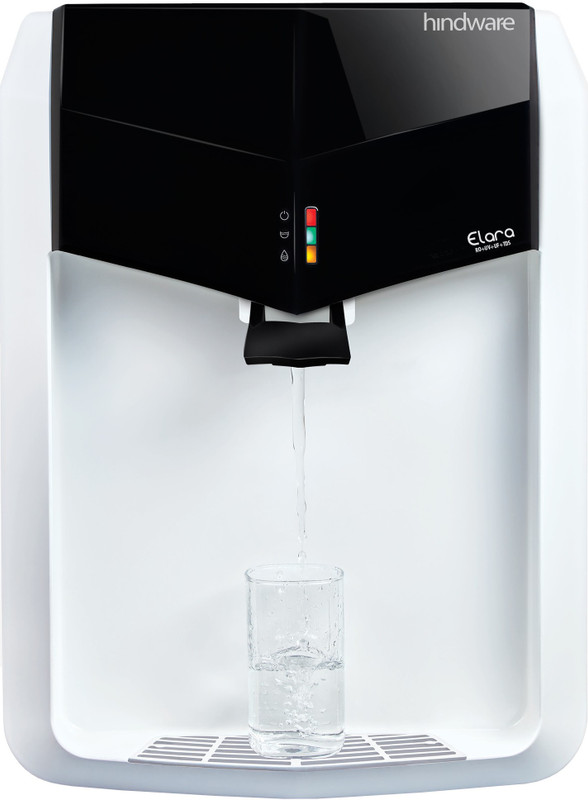Hindware Elara 7 L RO + UV + UF + TDS Water Purifier Suitable for all - Borewell, Tanker, Municipality Water(White, Black)