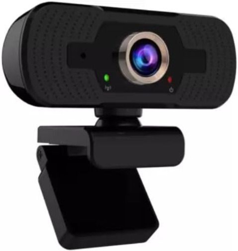 Carecase Match Full HD Webcam USB Connection | Noise Cancellation. 1080 MP HD Webcam with Built-In Microphone with Night Vision USB Connectivity(Black)