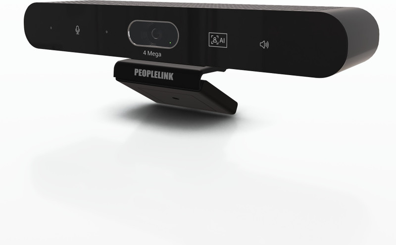 Peoplelink Stellar X20 Webcam HD 1080p, Auto Focus, Built-in Mic, Speaker, USB Plug & Play 4 MP HD Webcam with Built-In Microphone with Night Vision USB Connectivity(Black)
