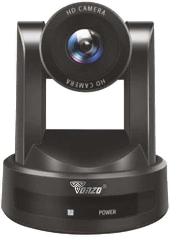TONZO PTZ Camera TZ410 Full HD Camera 12X Optical Zoom Auto Focus AI 1080 MP HD Webcam with Built-In Microphone USB Connectivity(Black)