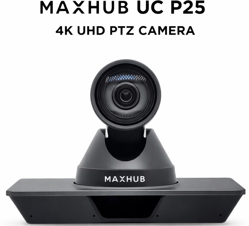 MAXHUB UC P25 8.9 MP HD Webcam USB Connectivity(Black)