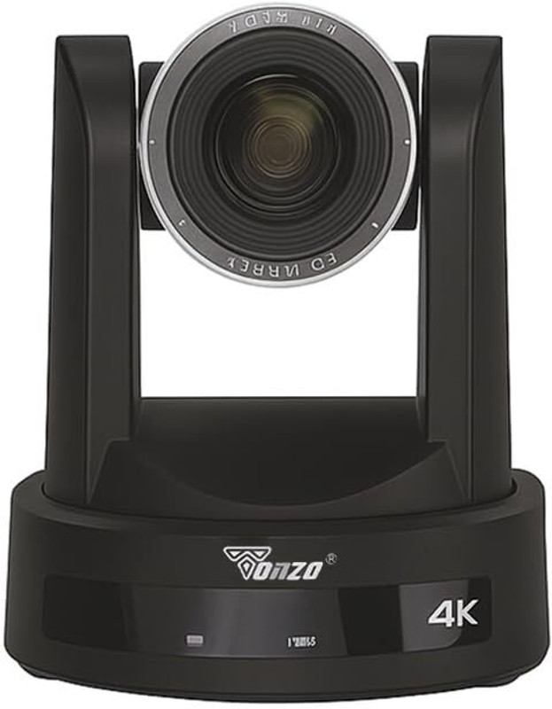 TONZO TZ 430X 4K PTZ Camera 20X Zoom HDMI USB Live Streaming 8 MP HD Webcam with Built-In Microphone USB Connectivity(Black)