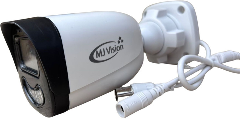 RAPIDBOLT MJ Vision 3.4MP Dome Camera with Mic (3.6mm Lens) 3.4 MP HD Webcam with Built-In Microphone with Night Vision Ethernet Connectivity(White)