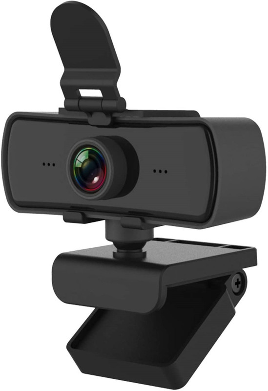 ROCKTECH Executive Webcam 2k for Desktop Laptop 2 MP HD  Webcam with Built-In Microphone USB Connectivity(Black)