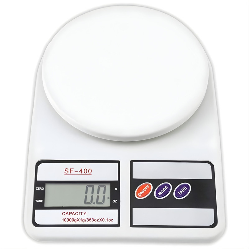 ALCANTARA SF-400 Digital Kitchen Weighing Scale for Healthy Diet, Food Weight Machine 49 Weighing Scale(White)
