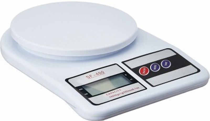 Trimoto QWE Digital Kitchen Weighing Machine Multipurpose Electronic Weightscale Weighing Scale(White)