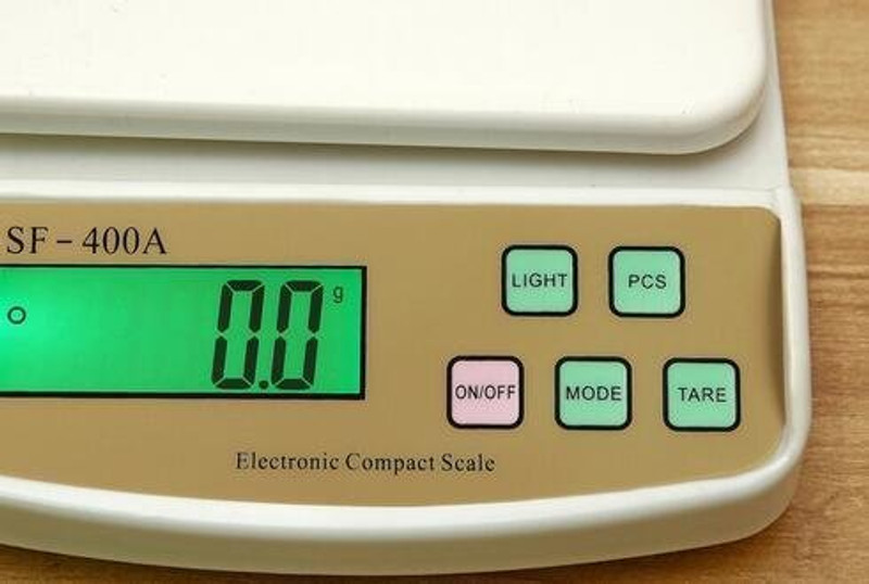 REXBURG Kitchen Weighing Scale Electronic Scale Multi-Purpose Weighing Scale Sf400A Weighing Scale(White)