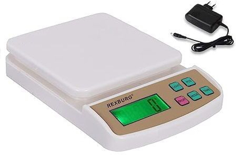 MCP SF-400A Digital Kitchen Weighing Scale - Precise 0.1g to 10kg Measurement Weighing Scale(White)
