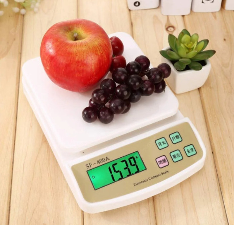 SAMRATSURGICAL Electronic Digital 1Gram-10kg weighting scale Weighing Scale(White)