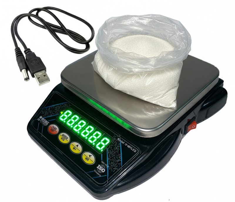 VBR's Group 10Kg Heavy Duty Digital Weight Machine Food Scale for Grocery and Retail Use Weighing Scale(Black)