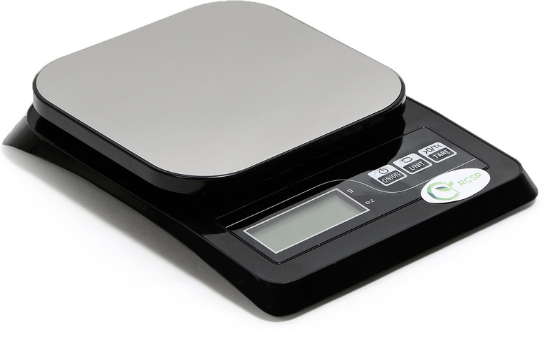 RCSP SF-413 Digital Kitchen Weighing Scale High Precision, 10kg Capacity, LCD Display Weighing Scale(Black)