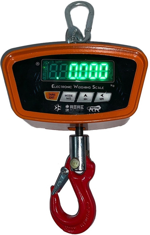 COHEL 200 Kg Capacity, Mini Crane Scale With 2 AA Batteries For Luggage, Home Weighing Scale(Multicolor)