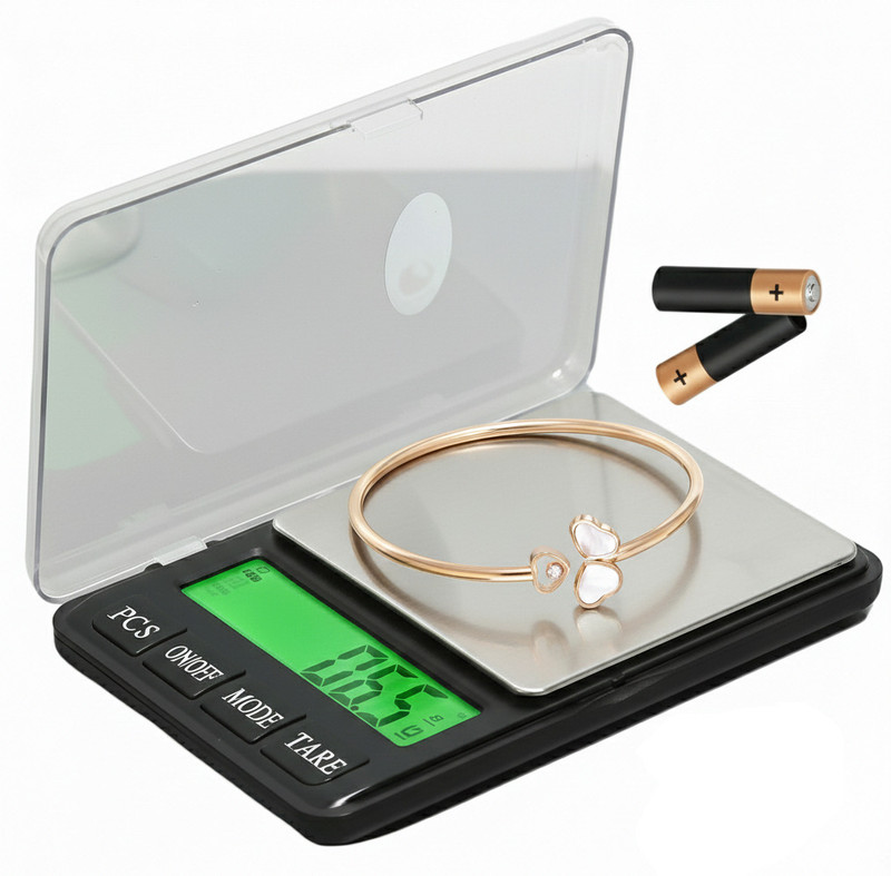VBR's Group 600gram/0.01gram Digital Pocket Weight Machine for Jewellery, Gold, Silver Weighing Scale(Black)