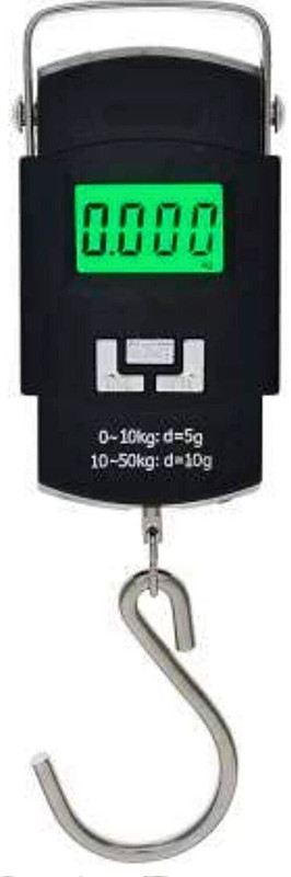 WEIGHOUSE 50 Kg Digital Hanging Luggage Scale For Waste Newspaper, Disposal ,Gas Cylinder Weighing Scale(Black)