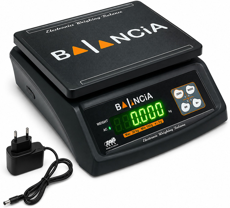 VBR's Group 30kg Heavy Duty weight Machine Taraju Kata for Home Kitchen & Shops Weighing Scale(Black)