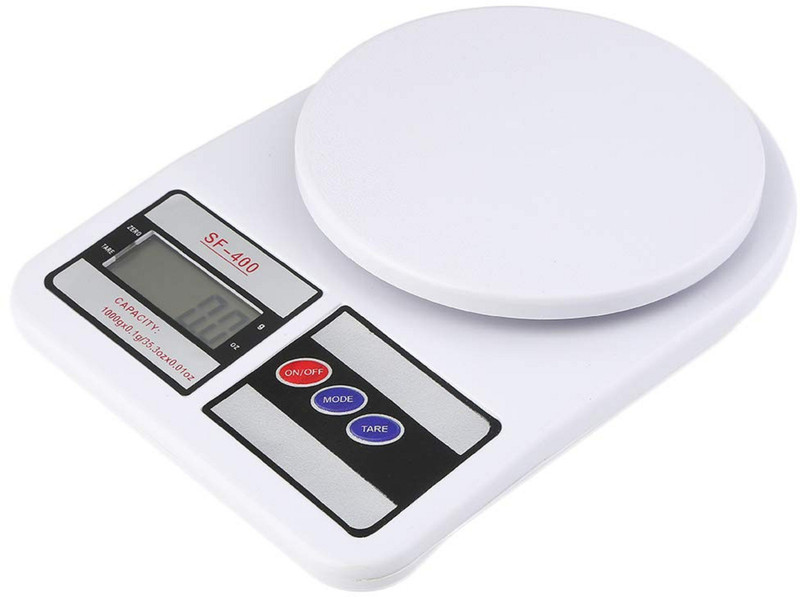 Shopkart sf 400 1gm to 10kg Electronic Digital Weighing Scale Weighing Scale(White)